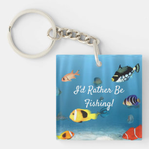Fische im Ozean Schlüsselanhänger
