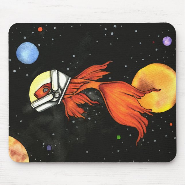 Fische im Raum! Mousepad (Vorne)