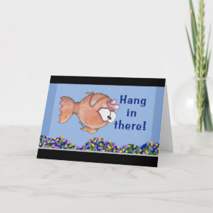 Fische im Tank auf dem Kopf - Hänge in der Karte