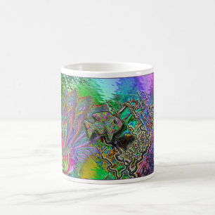 Fische in einem Korallenriff - Fantasie Kaffeetasse