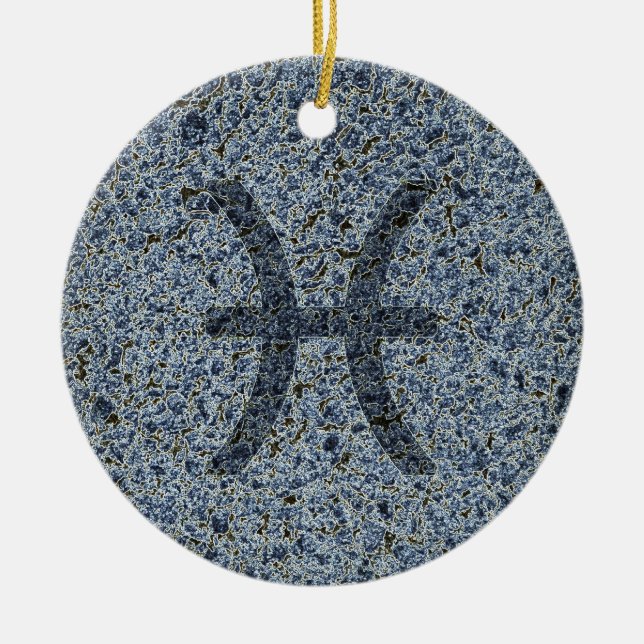 Fische Keramikornament (Vorne)