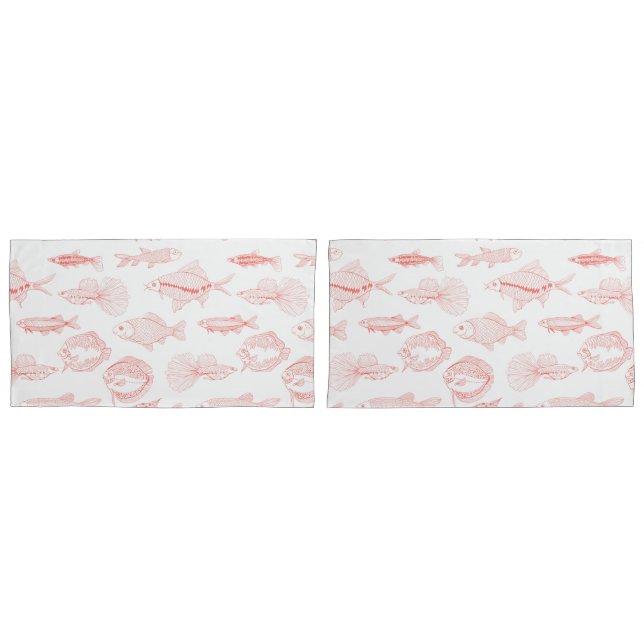 Fische Kissenbezug (Vorderseite-Set)