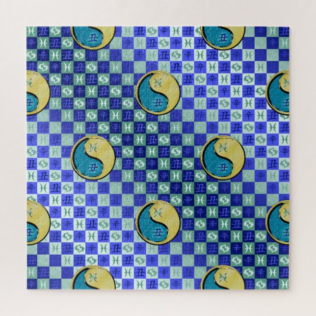 Fische & Metallener Ochse (Vertikal)