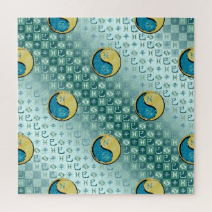 Fische & Metallschlange