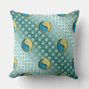 Fische & Metallschlange Kissen