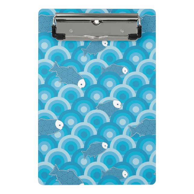 Fische Mini Klemmbrett (Vorderseite)