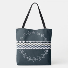 Fische mit Whimsy Designer groß Tasche