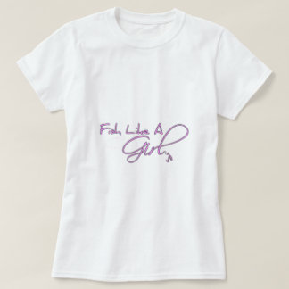 Fische mögen ein Mädchen (Lachse) T-Shirt