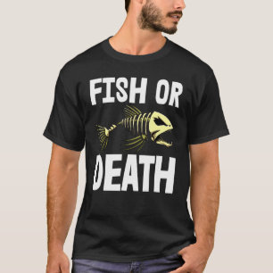 Fische oder Tote Skelett T-Shirts Knochen scharfe 