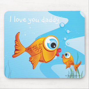 Fische - Olive u. Essiggurke:: Mousepad