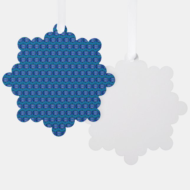 Fische Ornament Karte (Vorderseite/Rückseite)