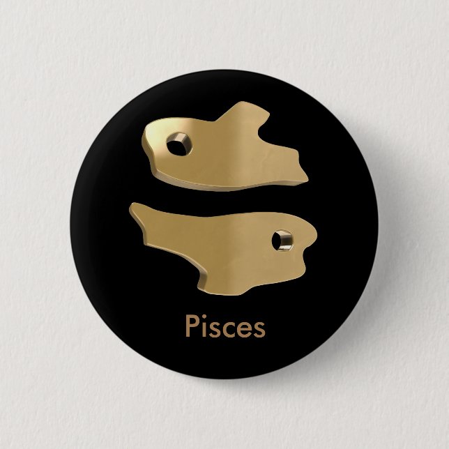Fische, Pesci Button (Vorderseite)