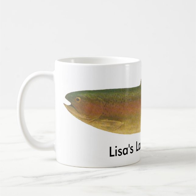 Fische - Regenbogenforelle - Salmo gairdnerii Kaffeetasse (Links)