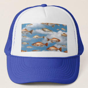 Fische regnen truckerkappe