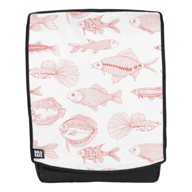 Fische Rucksack (Vorderseite)
