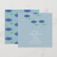 Fische Schwimmen Aquarium Baby Shower  