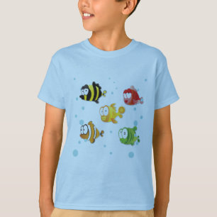 Fische schwimmen im T - Shirt