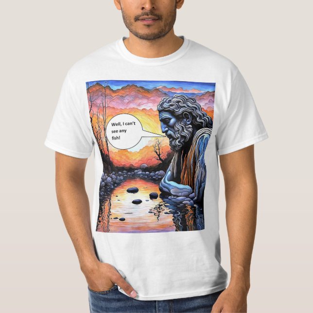 Fische sehen T-Shirt (Vorderseite)