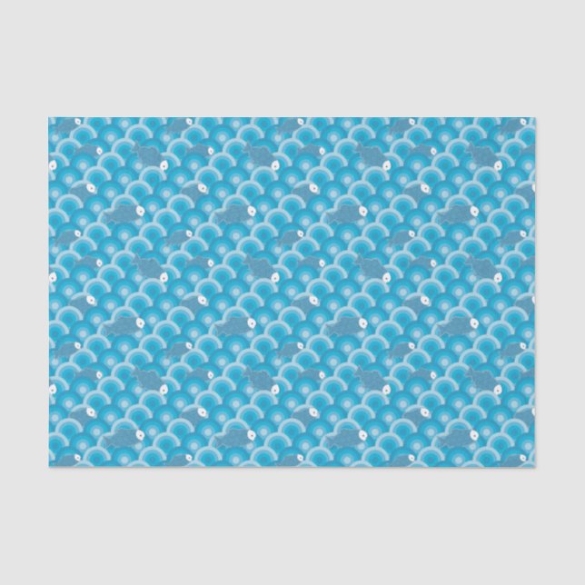 Fische Seidenpapier (Vorderseite)
