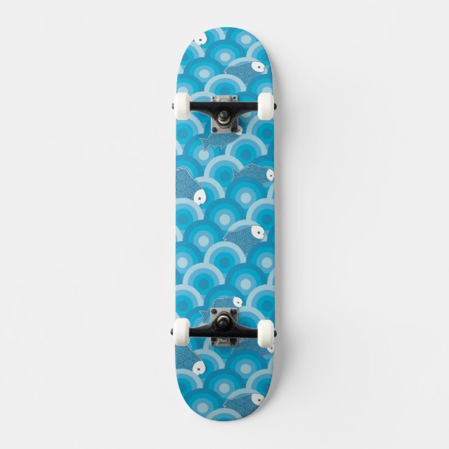 Fische Skateboard (Vorderseite)