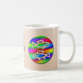 Fische Sternzeichen Regenbogen Fisch Keramik Tee Kaffeetasse