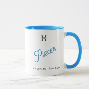 Fische-Sternzeichen-Tasse – Astrologie-Kaffeetasse Tasse