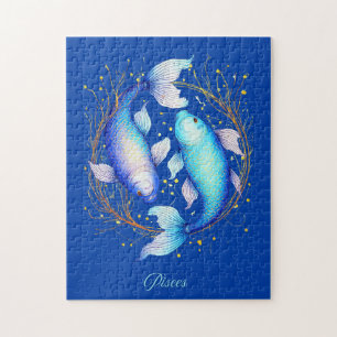 Fische Sternzeichen, Zwei elegante Koi-Fische