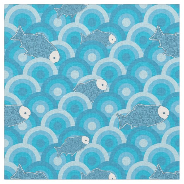 Fische Stoff (Nahaufnahme)