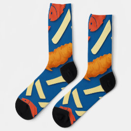 Fische und Chips Socken