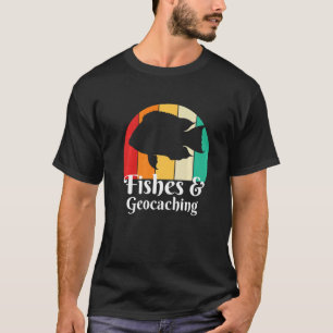 Fische und Geocaching T-Shirt