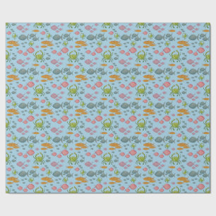 Fische und Krebse Geschenkpapier