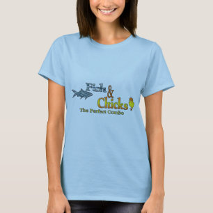 Fische und Küken T-Shirt