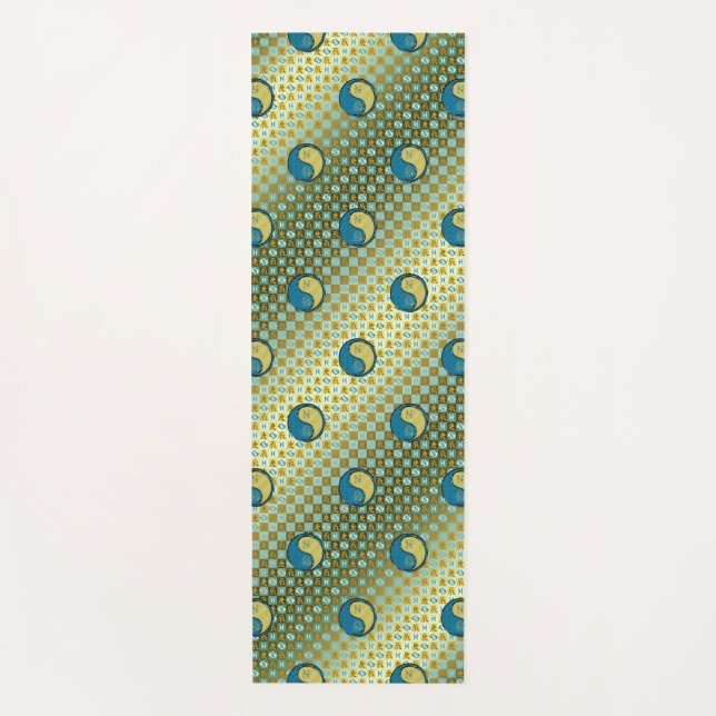 Fische und Metalldrache Yogamatte (Vorderseite)