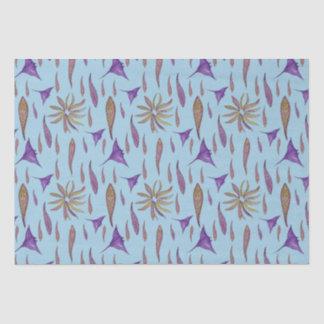 Fische und Rays Seidenpapier