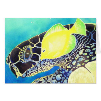 Fische und Schildkröte