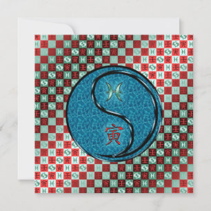 Fische und Wasser Tiger Karte