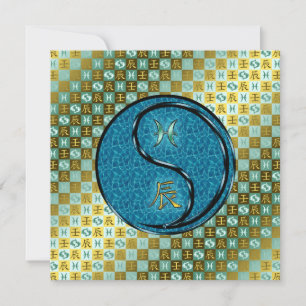 Fische und Wasserdrache Karte