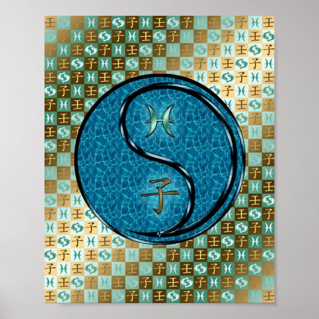 Fische und Wasserratten Poster (Vorne)
