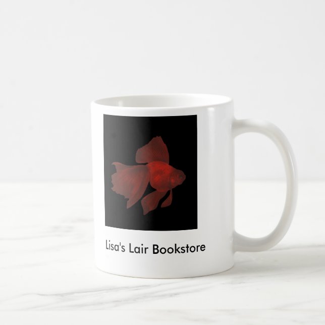 Fische - Veiltail Goldfisch - Carassius auratus Kaffeetasse (Rechts)