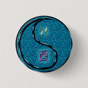 Fische & Wasserhahn Button