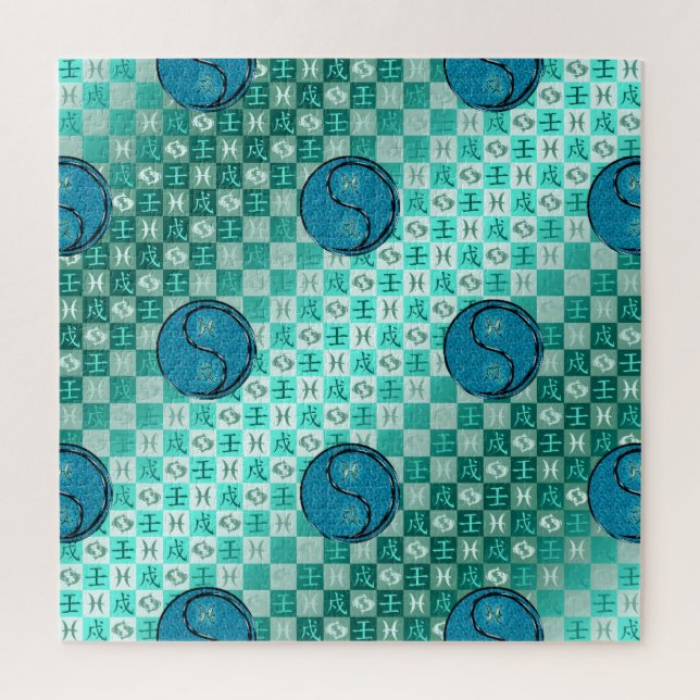 Fische & Wasserhund (Vertikal)