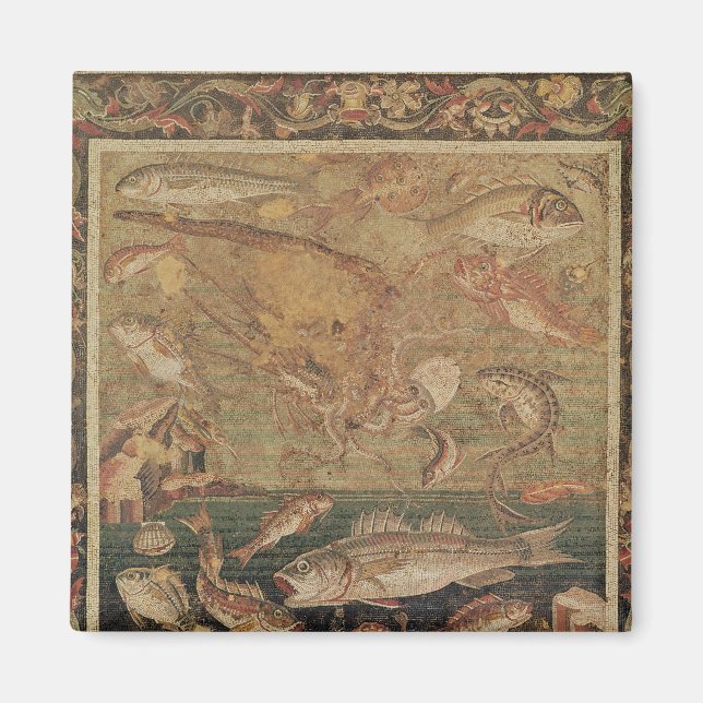 Fische, Weichtiere und Krebstiere Magnet (Vorne)