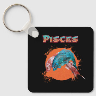 Fische-Zodiac-Horoskop Wasser Astrologie Zeichen  Schlüsselanhänger