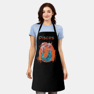 Fische Zodiac Horoskop Wasserastrologie Zeichen Schürze