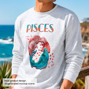 Fische Zodiac Horoskop Wasserastrologie Zeichen Sweatshirt