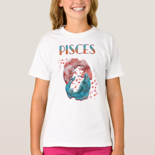 Fische Zodiac Horoskop Wasserastrologie Zeichen T-Shirt