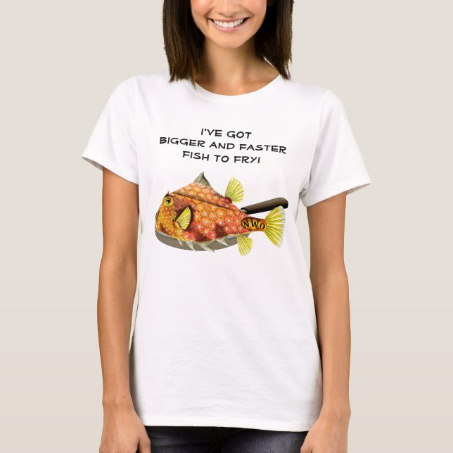 Fische zum Fischen (leichter T - Shirt) T-Shirt (Vorderseite)