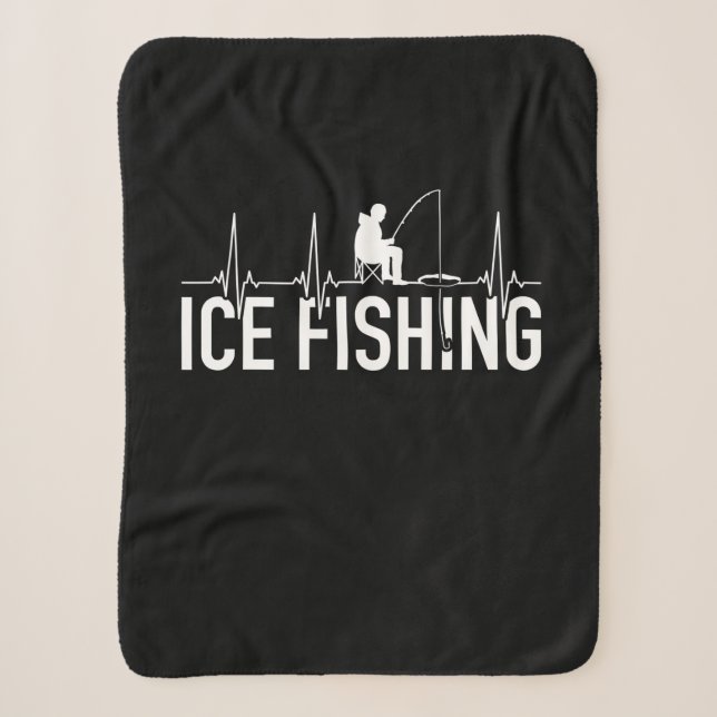 Fischeisfischen Herzschlag Sherpadecke (Vorderseite)