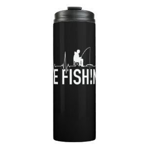 Fischeisfischen Herzschlag Thermosbecher