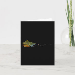 Fischen Bachforelle trout trory Fly Tying Fisherma Karte